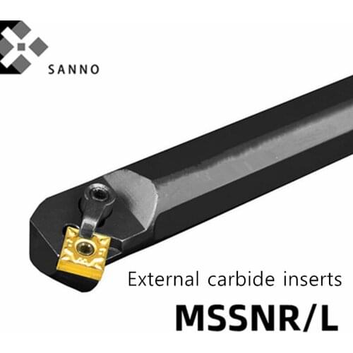 S16Q / S20R / S25S / S32T-MSSNR12 / MSSNL12 cnc internal turning tool holder 45 degree lathe boring hole chamfering cutter bar