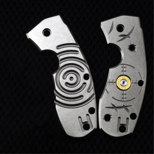 Spider C158 Knife Shank Patch Titanium Shank Wrap Patch Handle C158 Spider EDC Accessories Handle Material