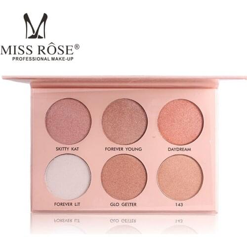 High Gloss Powder Stereo V Face Bottom Six Colors Powder White Fault Concealed Cheek Strengthened Side Shadow Makeup Cosmetic