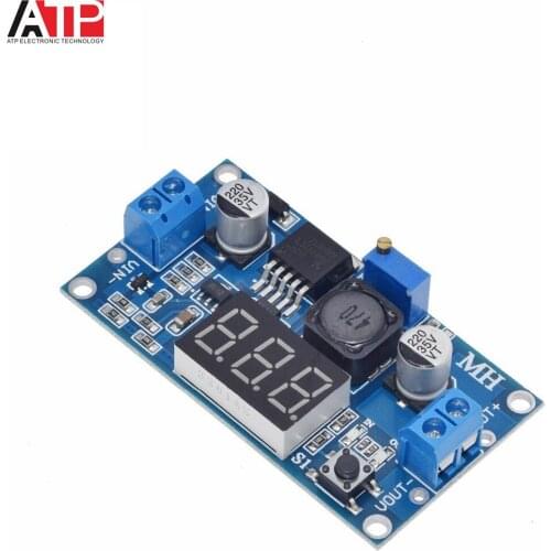 1PCS Great IT LM2596 LM2596S power module + LED Voltmeter DC-DC adjustable step-down power supply module with digital display