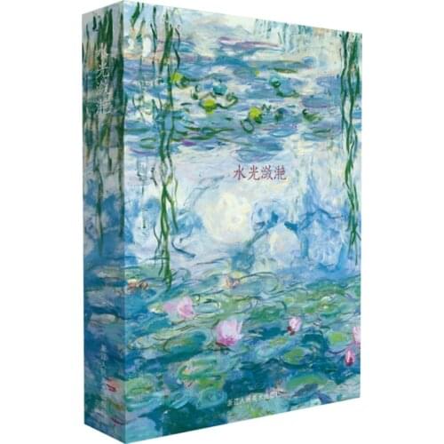32Pcs/set Claude Monet River Bank Landscape Art Postcard Set Greeting Cards Vintage Gift 157 x113mm /6.2x4.4in