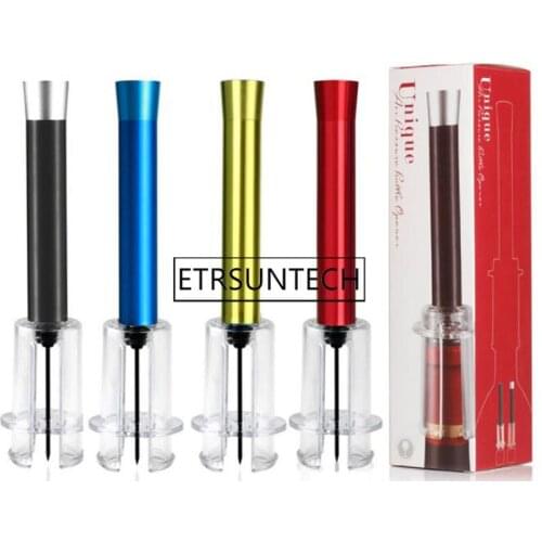 50pcs Aluminum Red Wine Opener Air Pressure Cork Popper Pin Type Bottle Pump Corkscrew Cork Out Tool