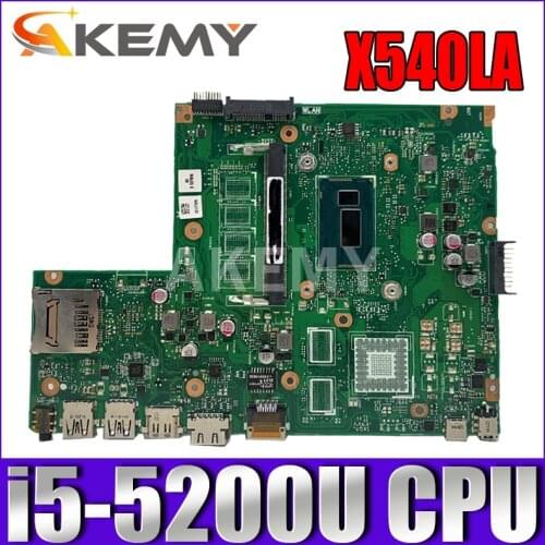 AKEMY X540LA original mainboard For Asus VivoBook X540LJ X540LA F540L A540L with i5-5200U Laptop motherboard