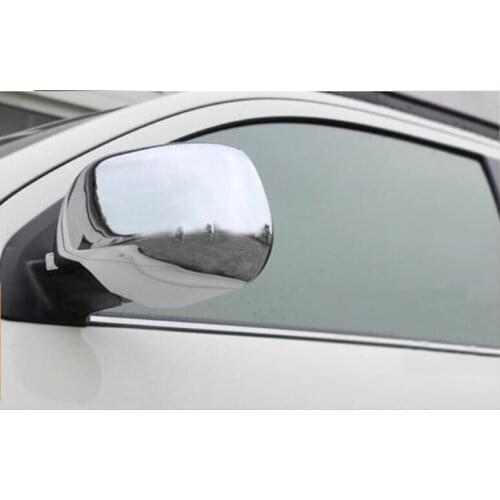 Car mirror side cover special modified ABS Chrome decorative trim 2pcs for MITSUBISHI ASX 2011- 2015 Car styling