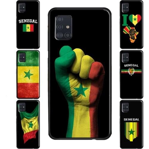 Senegal Flag Case For Samsung Galaxy S10 S8 S9 Plus S20 FE S21 Ultra S10e Note 20 Ultra Note 9 10 Plus
