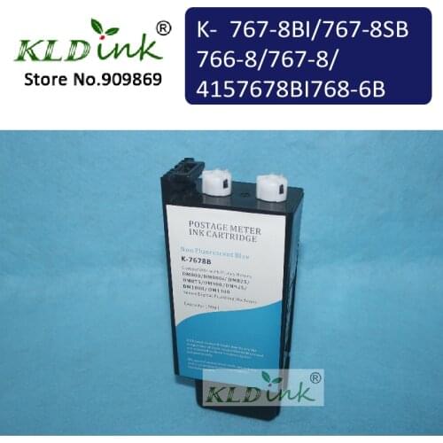 [KLD INK ] 767-8 766-8 768-6B Compatible Franking ink for Pitney Bowes DM800 DM800I DM825 DM875 DM900 DM925 DM1000 DM1100 Meter