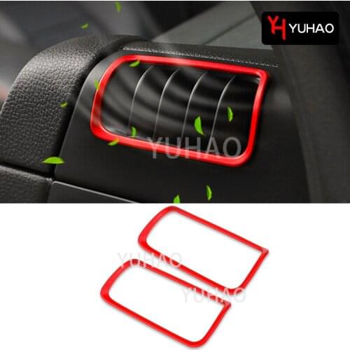ABS Plastic Decorative Stickers For The Air Outlets On Both Ssides Of The Car Instrument For Porsche Cayenne Interior Accessorie