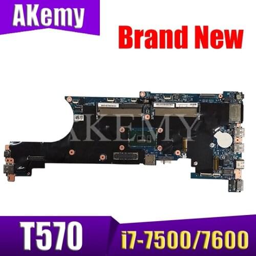 For Lenovo Thinkpad T570 Laptop Motherboard Mainboard 16820-1 448.0AB06.0011 FRU 02HL408 01ER123 W/ i7-7500 i7-7600
