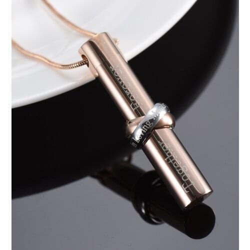 Engraving "In Loving Memory"" Together Forever" Loss of Lover Ashes Urn Keepsake Pet Human Cecret stash Pendant Necklace
