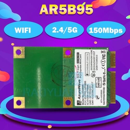 AzureWave AW-NE785H AR5B95 AR9285 150Mbps Mini PCI-e Wireless WLAN Wifi Card