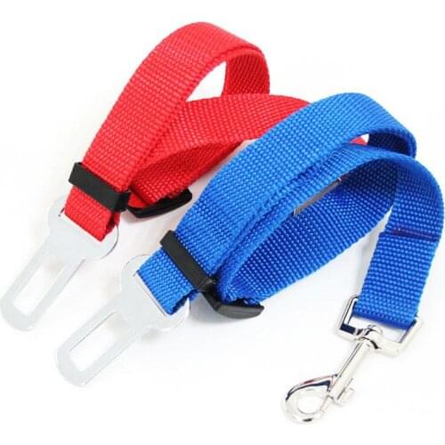Cat Dog Car Safety Seat Belt Harness Adjustable Pet Puppy Pup Hound Vehicle Seatbelt Lead Leash for Dogs LX7286