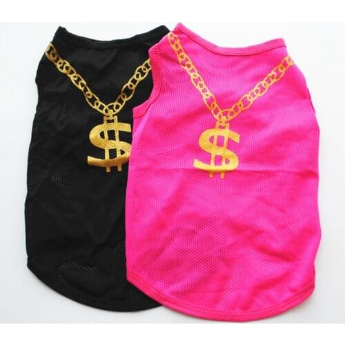 Pet Clothing Small Dog Vest French Bulldog Clothes Puppy Summer Clothes for Chihuahua Free Shipping Cat Vest Dropshipping Center