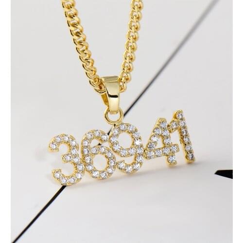 Custom Diamond Necklace, Pave Crystal Letter Number Necklace,Personalized Name Necklace ,diamond letter pendant necklace Jewelry