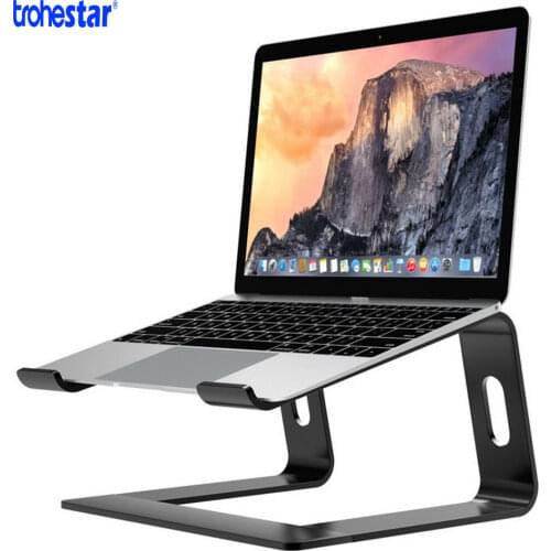 Laptop Stand Aluminum Adjustable Folding Portable for Notebook MacBook Computer Bracket Lifting Cooling Holder Non-slip Office