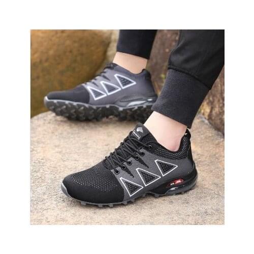 Luxury Brand Men Hiking Shoes Waterproof Non-slip Camping Travel Sport Climbing Shoes Outdoor Trekking Sneakers Men Plus Size 48