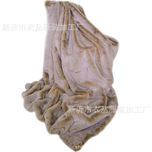 High imitation rex rabbit fur super soft blanket faux fur throw 200cm*150cm
