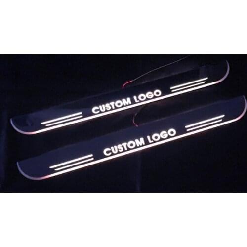 Led moving door scuff Pedal for Mercedes-benz X164 X166 GL CLASS 350 400 450 500 dynamic door sill plate overlay light