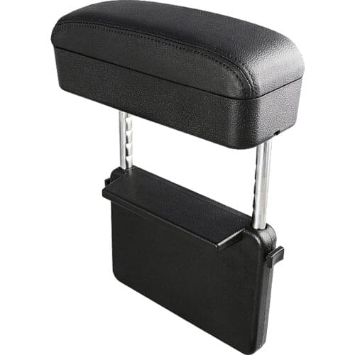 Universal Wireless Charging Center Console Storage Multifunctional Armrest Organizer Box Car Container Leather Armrest Pad