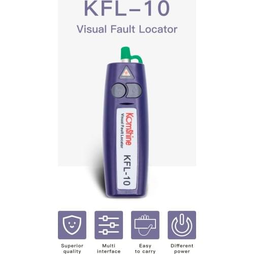 5pieces/Iot VFL-10MW Fiber Optic Visual Fault Finder Optical Fiber Cable Tester,KFL-10 Optical fiber red light pen Free Shipping