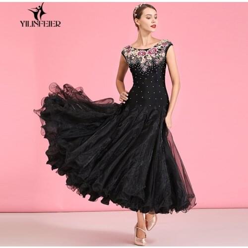 New ballroom dance competition dress dance ballroom waltz dresses standard dance dress women ballroom dress S7043