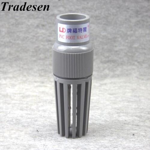 1pc Inne Dia. 32mm-63mm water Filter water pump water inlet outlet filter PVC Check Valve With Filter Aquarium Fittings UPVC