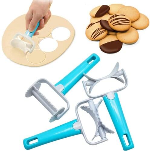 1pcs Rolling Cookie Cutters Round Biscuit Cutting Pastry Blade Dough Circle Dumpling Mold Maker Home Kitchen DIY Baking Tool