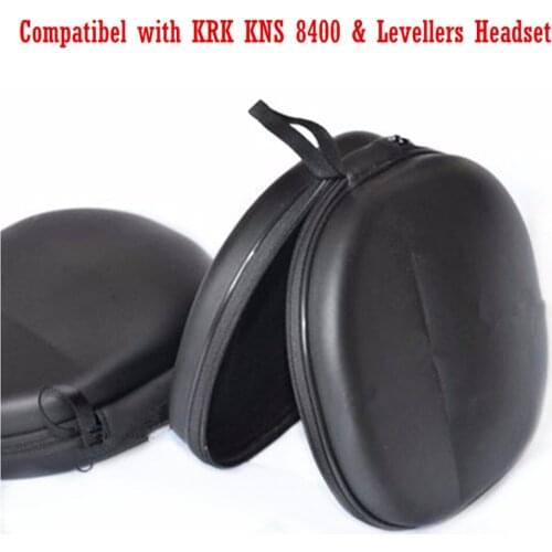 1 Pcs Waterproof Shockproof Portable Hard Carrying Headphones Case Bag Pouch Box for KRK KNS 8400 & Levellers Headset