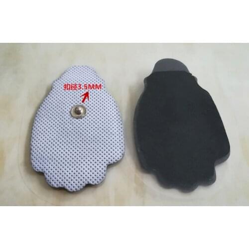 100pcs hand shaped non-woven Self Adhesive replacement Electrode pads for muscle stimulator Tens massage machine pad