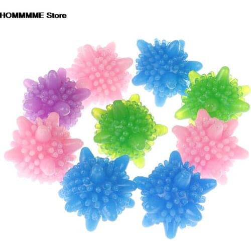 3Pcs Magic Laundry Ball Pet Catcher For Washing Machine Balls Lint Catcher Random Color Single diameter: 4CM