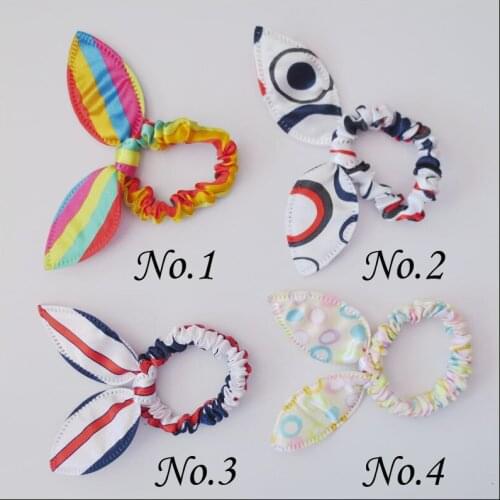 50 BLESSING Girl Fashion Rabbit Ear Hair Elastic Baby High Grade Elasticity