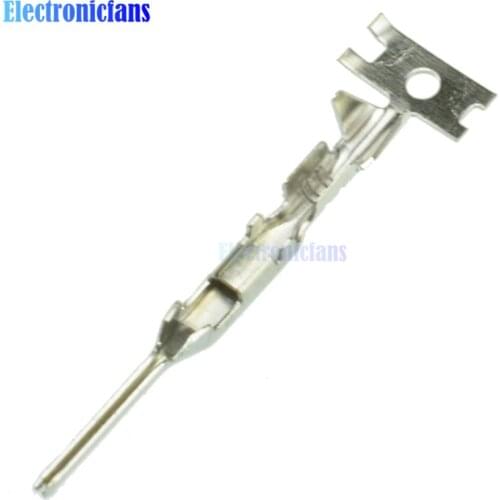 500PCS 2.54mm Dupont Jumper Wire Cable Housing Male Pin Connector Terminal