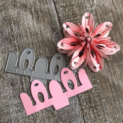 CH 2021 New Arrival Flowers 7 3D Gift Stitched DIY Scrapbooking Stamps Craft Embossing Die Cut Making Stencil Template