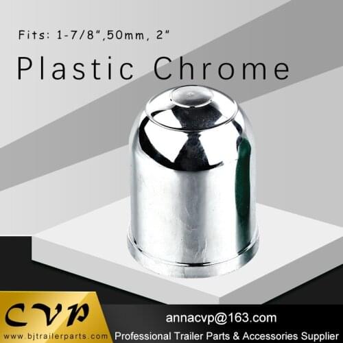 Trailer hitch ball cover cap Plastic Towball Cover Chrome Tow Ball Cover - Caravan / Trailer / Hitch ,trailer parts