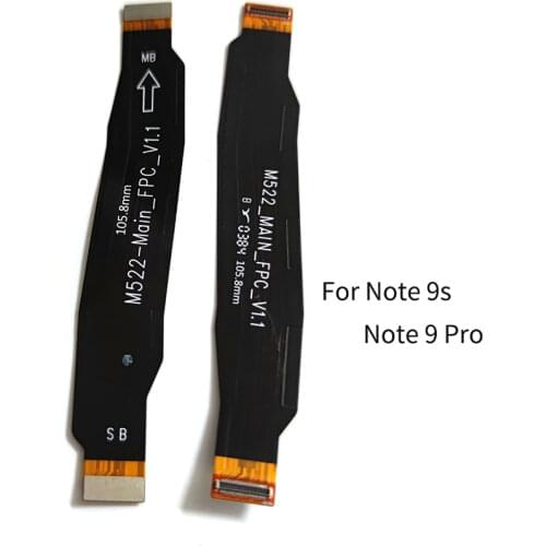 Mother Board Flex For Xiaomi Redmi Note 9S 9 Pro Max Global Version Main Board Connector USB Board LCD Display Flex Cable
