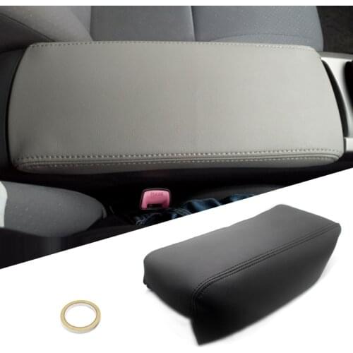 Car Interior Center Armrest Console Box Cover Microfiber Leather Sticker Trim For Toyota Prius 2004 2005 2006 2007 2008 2009