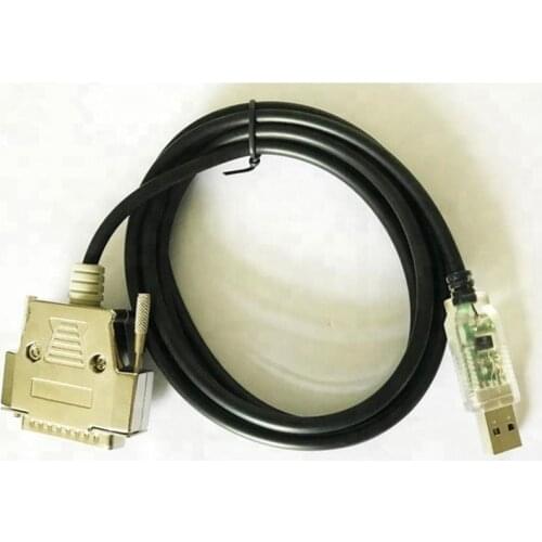 USB to RS232 Serial Adapter Cable, CNC Controls Programming Cable, 25 Pin Male Connector USB To 25 Pin DB25 Parallel Port Cable