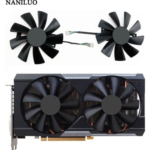 4Pin GAA8B2U/GAA8S2U Video Fan VGA Cooler Fans For Sapphire R9 380 380X 2g/4G D5 Graphics Card Replacement Fan