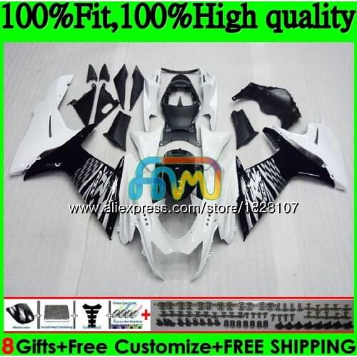 Injection For SUZUKI Black white GSXR 600 750 GSXR750 11 12 13 14 15 39BS.2 K11 GSXR600 2011 2012 2013 2014 2015 2016 Fairing
