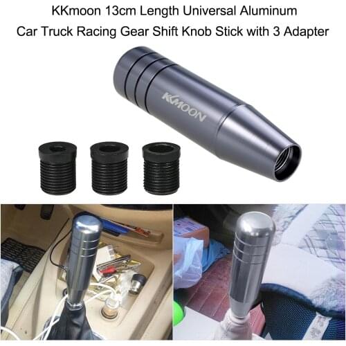 KKmoon Universal 13CM Shift Knob Aluminum Gear Shift Knob Racing Car Shift Gear Knob Fit for BMW VW HONDA AUDI car styling
