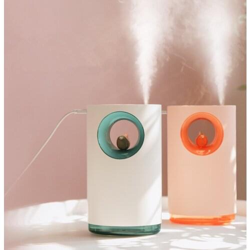 Music Air Humidifier 400ML USB Aroma Essential Oil Diffuser Lamp Humidificador Atomizer with Soothing Stress Relieve Nature Bird