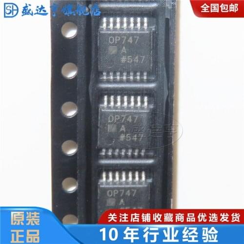 10Pcs/Lot OP747ARZ Marking:OP747 PRECISION LOW NOISE JFET AMPLIFIER SOIC-14 New Original In Stock