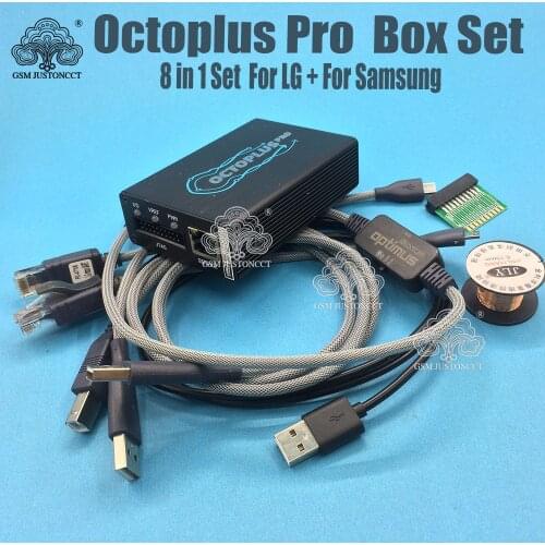 100% Original 2020 new octopus box / Octoplus Box For SAM +Lg + 5 Cables for SAM Unlock Flash Repair Mobile Phone V.2.9.2