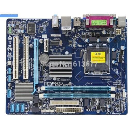 Free shipping original motherboard for Gigabyte GA-G41MT-S2PT DDR3 LGA 775 G41MT-S2PT Desktop motherboard