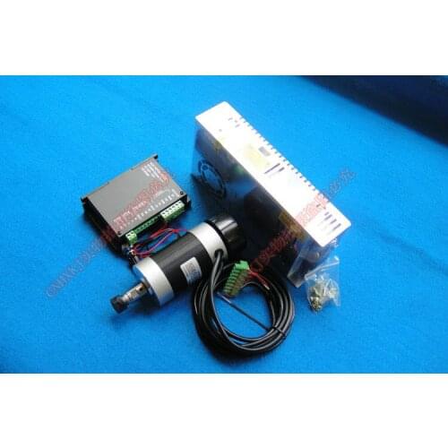 ER11 48V 400W brushless high-speed air-cooled spindle motor three sets of engraving machine spindle long life