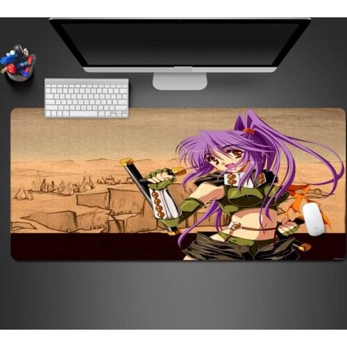 Mouse Pad Advanced Game Animation Girl Mouse Pad Modern Creative Rubber Washable Pad Laptop Office Dedicated Large Table Mats