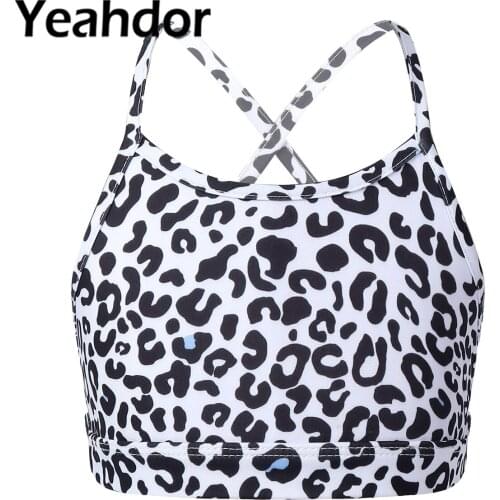 Kids Girls Summer Sport Bra Top Crisscross at Rear Hollow Out Back with Bowknot Gym Yoga Running Dance Cropped Vest Tops Costume