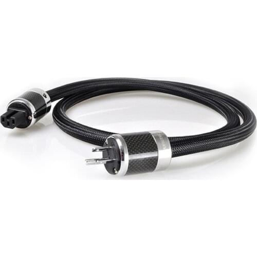 YTER FP-3TS20 OCC Copper AC Power cable US Version HIFI Power Cable with Carbon fiber connector plug