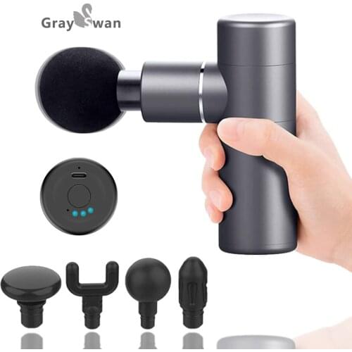 Mini Massage Gun Shoulder Back Neck Massager For Muscle Pain Relief Exercising Body and Relaxation Slimming Shaping massager