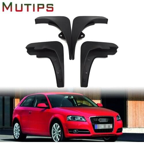 Mutips car front rear mudguard splash guards mud flaps protector cover automobile For 2004-2012 Audi A3 Sportback Accessories