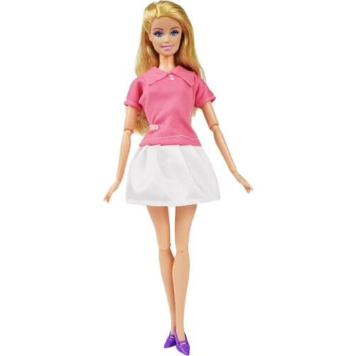 New Girl Toys Simple Style Manual Princess Dress Doll Clothes Accessories for 12 Inch Doll Wardrobe Homemade Dress Girl Toys #47